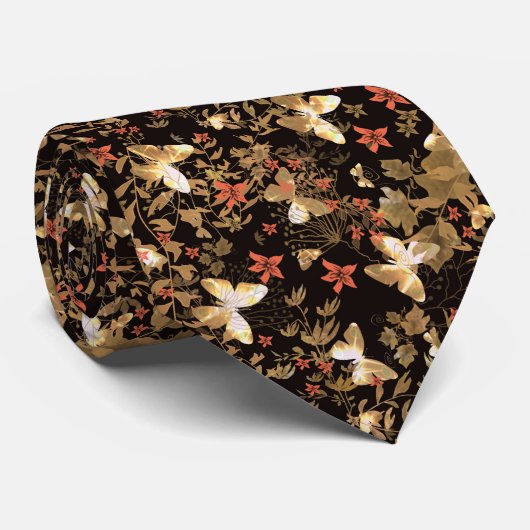 Goudvlinder Stropdas (Opgerold)