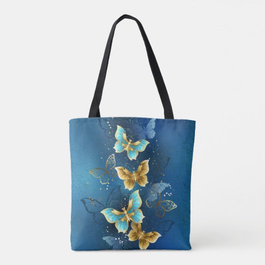 Goudvlinder Tote Bag (Achterkant)
