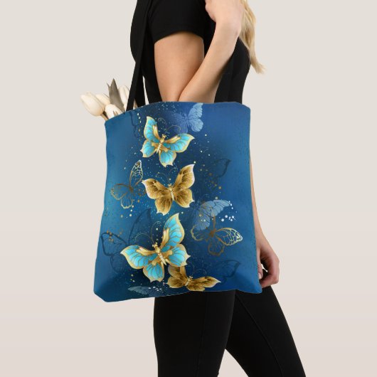 Goudvlinder Tote Bag (Dichtbij)