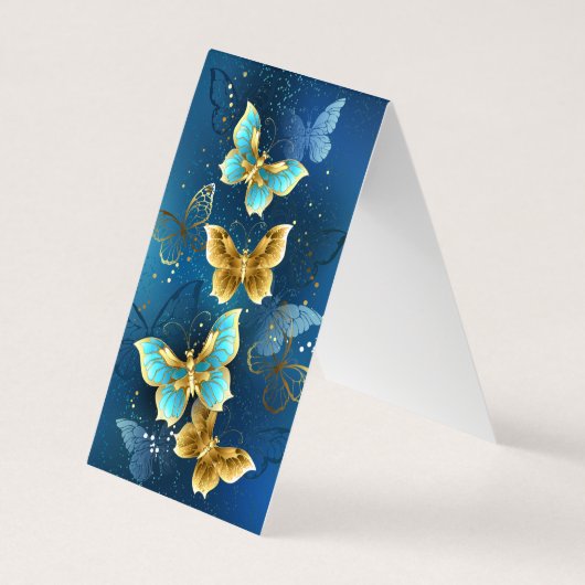 Goudvlinder Visitekaartje (Achterkant)