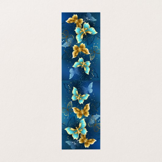 Goudvlinder Visitekaartje (Buitenkant ongevouwen)