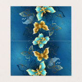 Goudvlinder Visitekaartje (Buitenkant ongevouwen)