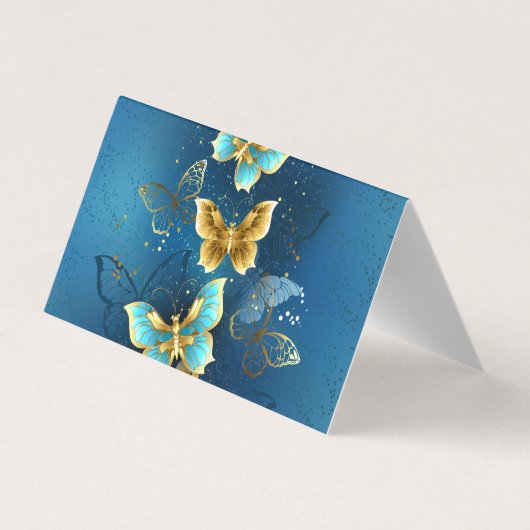 Goudvlinder Visitekaartje (Achterkant)