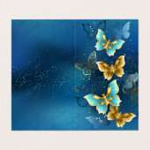 Goudvlinder Visitekaartje (Buitenkant ongevouwen)