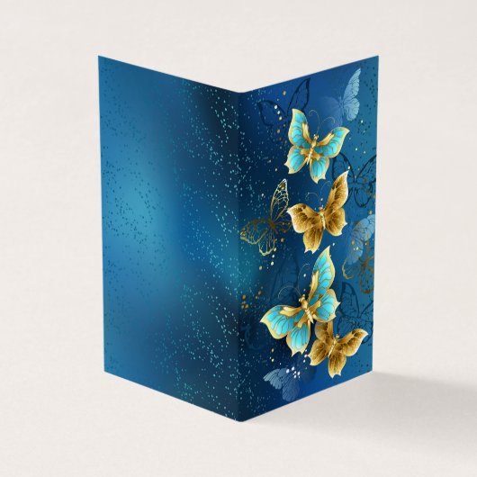 Goudvlinder Visitekaartje (Buitenkant)