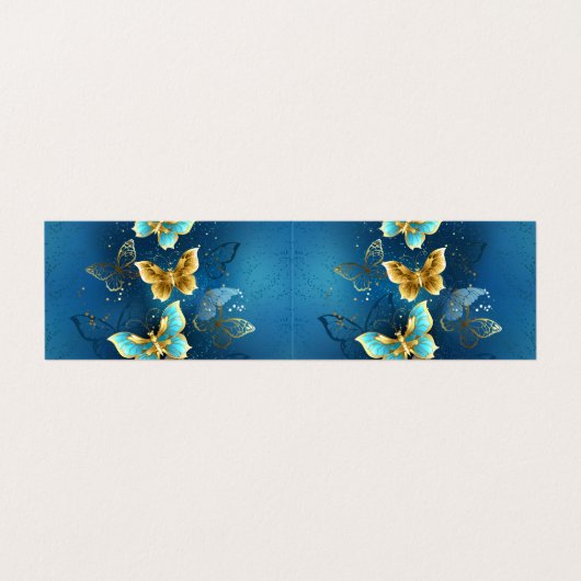 Goudvlinder Visitekaartje (Buitenkant ongevouwen)