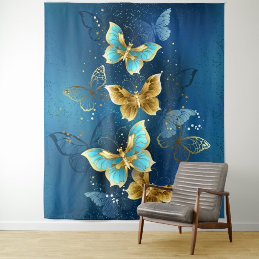 Goudvlinder Wandkleed (In situ)