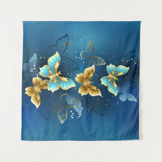 Goudvlinder Wandkleed (Voorkant (horizontaal))