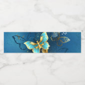 Goudvlinder Waterfles Etiket (Enkel label)