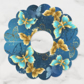 Goudvlinder Wijnglaslabel (Voorkant)