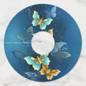 Goudvlinder Wijnglaslabel (Achterkant)