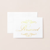 Goudvlinderbloemigen Kaart met reserves (Voorkant met envelop)