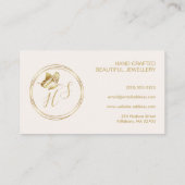 Goudvlinderdwergdarm-logo Visitekaartje (Achterkant)