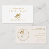 Goudvlinderdwergdarm-logo Visitekaartje (Voorkant / Achterkant)