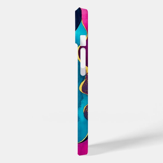 goudvlokpatroon Case-Mate iPhone case (Achterkant / Links)