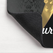 Goudvlooien in zwart muismat (Hoek)