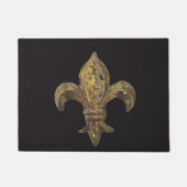  goudvlooier de Lis op zwarte mat (Voorkant)