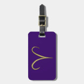 goudvoorraad bagagelabel (Voorkant verticaal)