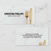 goudvorkmes visitekaartje (Voorkant / Achterkant)