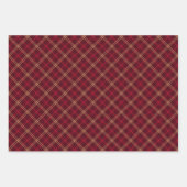  goudvormig patroon van rode wijn inpakpapier vel (Voorkant)