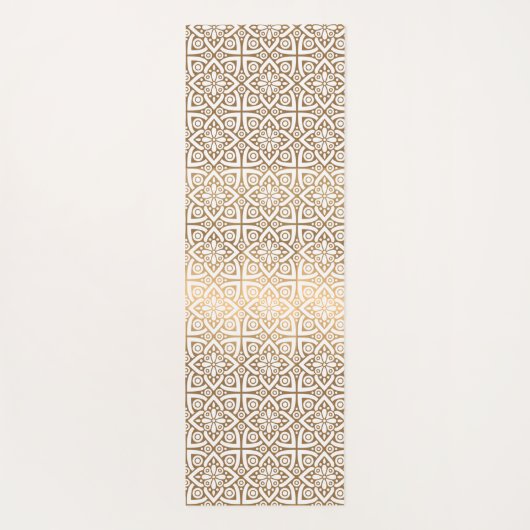 goudvormig patroon yogamat (Achterkant)