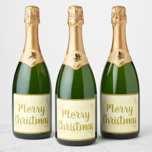 Goudvorst Kerst Sparkling Wijnetiket (Flessen)