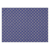  goudvraag op Royal Blue Tafelkleed (Voorkant (Horizontaal))