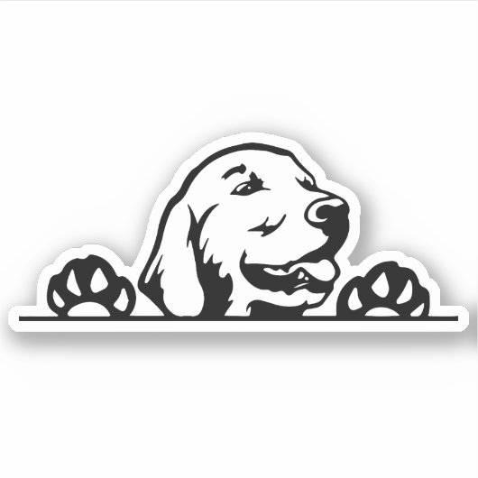 Goudwaluw Sticker (Voorkant)