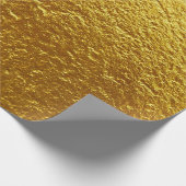 Goudwandtextuur, abstract, oud, antiek cadeaupapier (Hoek)