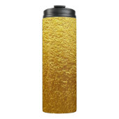 Goudwandtextuur, abstract, oud, antiek thermosbeker (Voorkant)