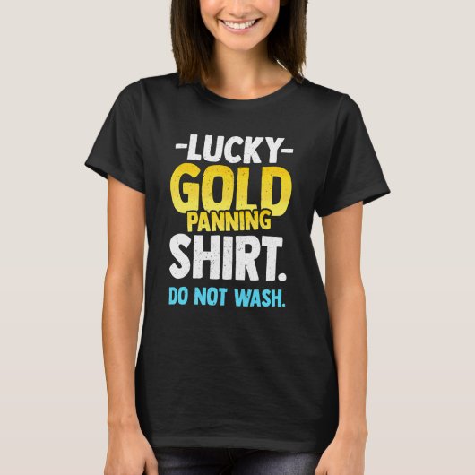 Goudwasser Mijnwerker T-shirt (Voorkant)