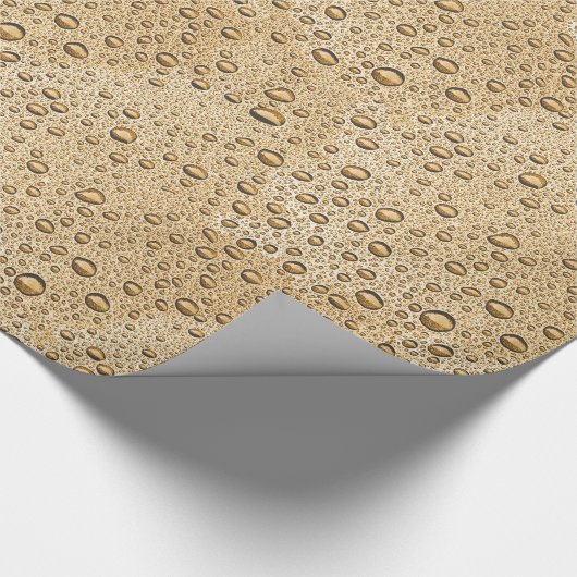 Goudwaterdruppels Cadeaupapier (Hoek)