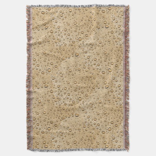 Goudwaterdruppels Deken (Voorkant Verticaal)