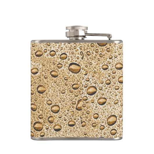 Goudwaterdruppels Heupfles (Achterkant)