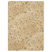 Goudwaterdruppels Klembord (Achterkant)