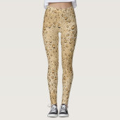Goudwaterdruppels Leggings (Voorkant)