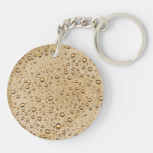 Goudwaterdruppels Sleutelhanger (Achterkant)