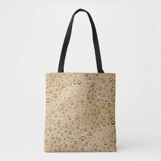 Goudwaterdruppels Tote Bag (Voorkant)