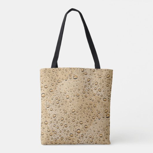 Goudwaterdruppels Tote Bag (Achterkant)