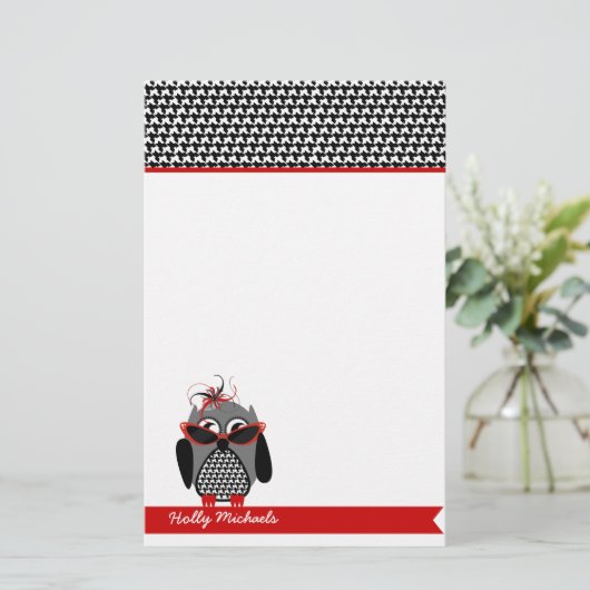 Goudwaterkop met zonnebrillen briefpapier (Staand voorkant)