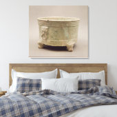 Goudwaterkruitvat Canvas Afdruk (Insitu (Slaapkamer))