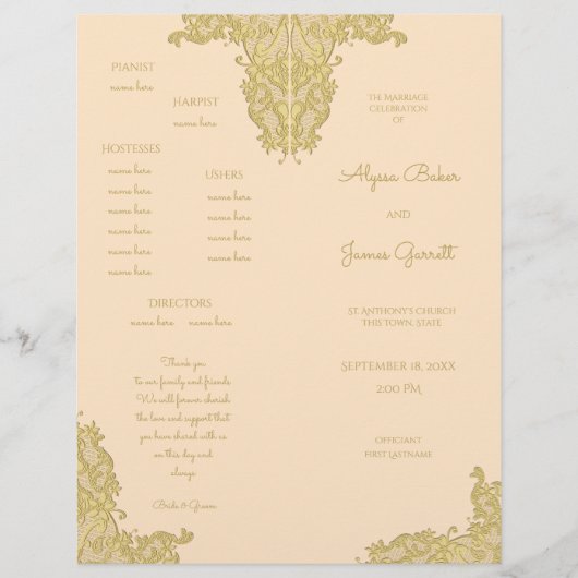  goudweddenschap (Voorkant)