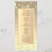  goudweddenschappen programmakaart (Achterkant)