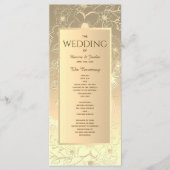  goudweddenschappen programmakaart (Voorkant)