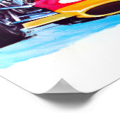 Goudwedstrijden van de grote prijs van de grote ra poster (Hoek)