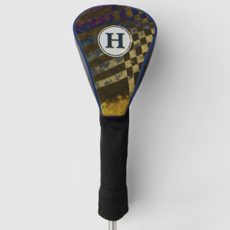 Goudweefselmonogram Golfheadcover
