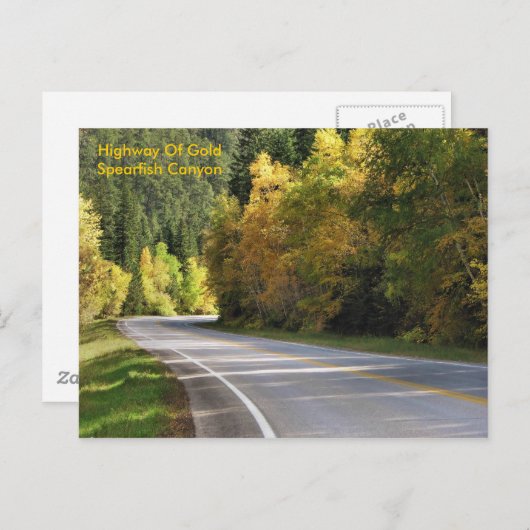 Goudweg ... briefkaart (Voorkant / Achterkant)