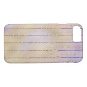 goudwinning op paarse waterverf Case-Mate iPhone case (Achterkant (Horizontaal))