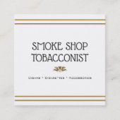 Goudwitte arend, minimale tabakssoorten vierkante visitekaartje (Voorkant)