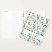 Goudwitte blauwgroen loof planner (Display)